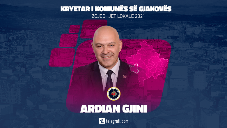 Ardian Gjini fiton edhe një mandat për të qeverisur në Gjakovë