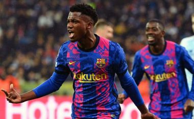 Barcelona i falet ‘xhevahirit’ të saj, goli i Ansu Fatit vendos ndeshjen
