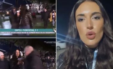 E ngacmuan seksualisht në transmetim direkt, gazetarja italiane e sportit ka një mesazh për tifozët e Fiorentinës