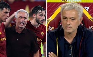 Mourinho e fyen gazetarin në konferencë për media, derisa pyetet për formën e Romës