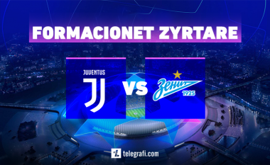 Formacionet startuese: Juve luan për kualifikim ndaj Zenitit