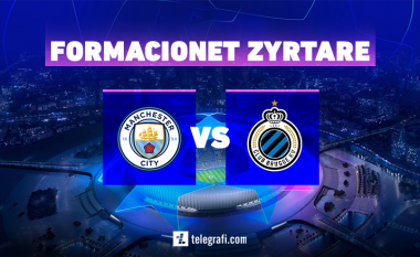 Fitorja është objektiv i Cityt ndaj Club Brugge – formacionet bazë