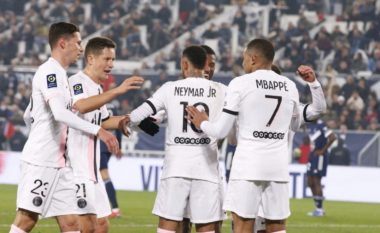PSG triumfon në derbin e javës ndaj Bordeaux nën regjinë e Neymarit dhe Mbappes