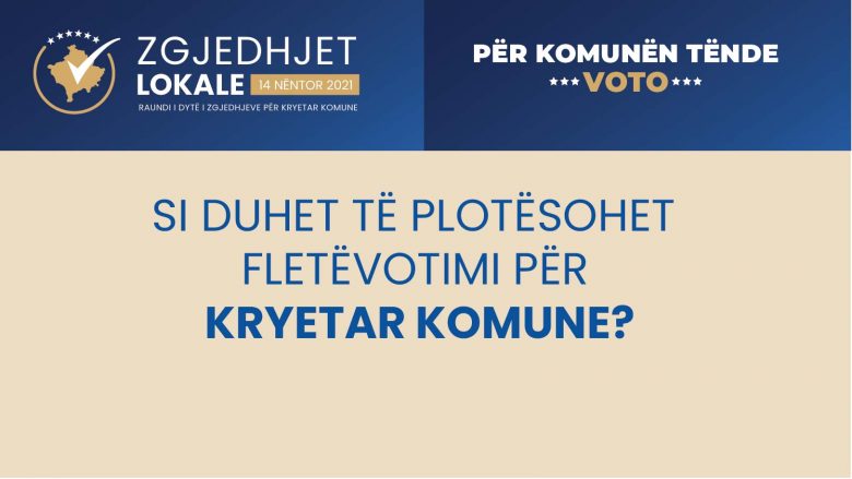 Raundi i dytë i zgjedhjeve, KQZ tregon mënyrën e votimit