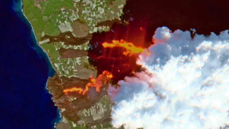 Vullkani La Palma: Shihni sesi ishulli spanjoll është ‘shtrirë’ për 43 hektarë që nga shpërthimi