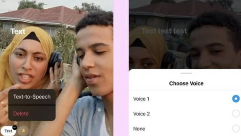 Instagram prezantoi aftësinë për të kthyer tekstin në të folur