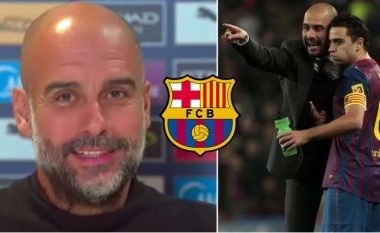 Guardiola buzëqesh kur flet për Xavin: Jam i sigurt se do të bëjë një punë të mirë te Barcelona