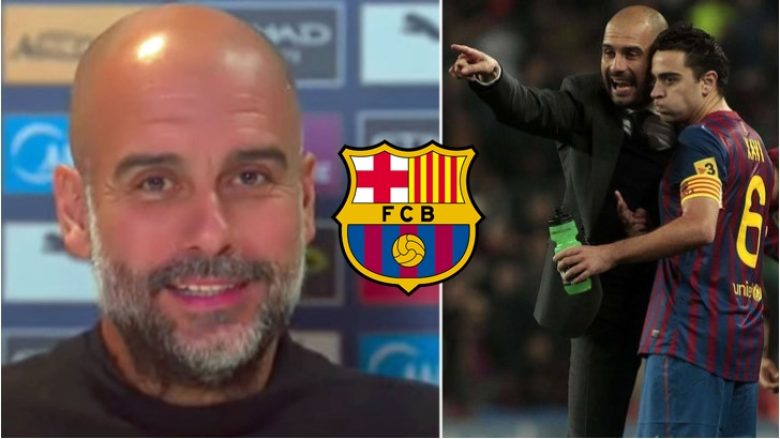 Guardiola buzëqesh kur flet për Xavin: Jam i sigurt se do të bëjë një punë të mirë te Barcelona