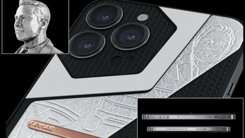 Caviar shet iPhone 13 Pro për 6760 dollarë, të prodhuar nga shkrirja e Tesla Model 3
