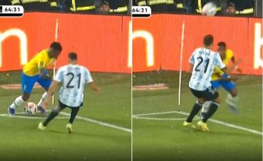 Viniciur Jr dhuroi magji ndaj Argjentinës, ia ‘humbi topin’ Molinas me një driblim me topin mbi kokë
