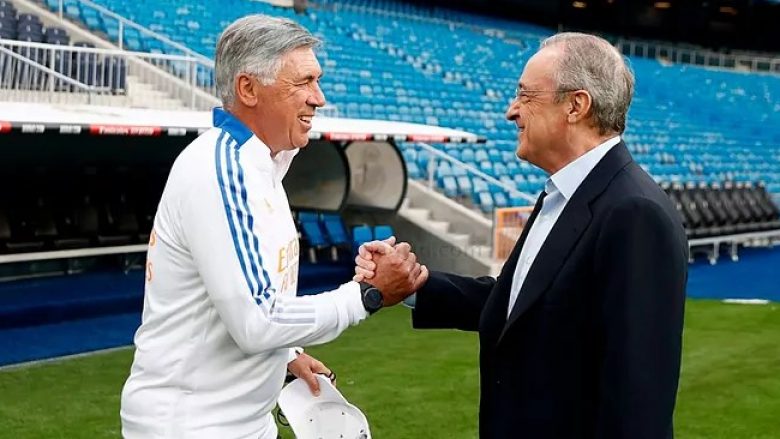 Ancelotti: Florentino Perez ka plane të mëdha për afatin e verës