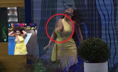 Arjola Demiri tregon më shumë se ç'duhet me veshjen e ekspozuar gjatë koreografisë në Big Brother VIP