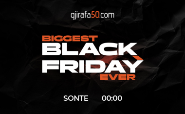 Ble për ble, bleni produktet tuaja me super zbritje për BLACK FRIDAY, sonte nga ora 00.00 në Gjirafa50!