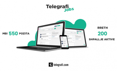 Telegrafi Jobs, mundësia jote më e mirë për me gjetë një punë!