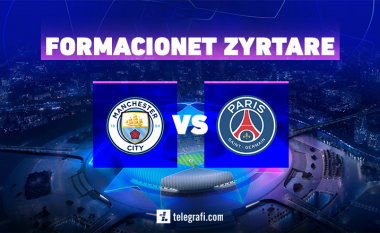 Formacionet zyrtare: City e PSG luajnë për kualifikim dhe kryesim të grupit