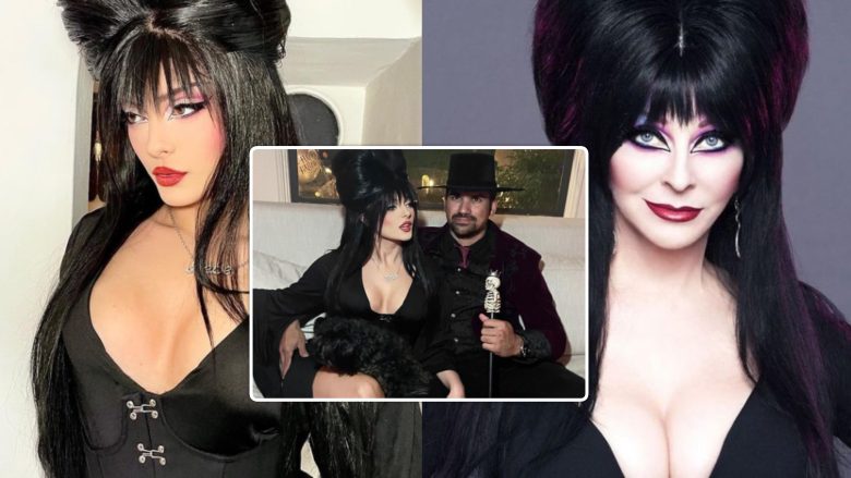 Bebe Rexha prezanton dukjen tjetër për Halloween si ylli i filmave horror, Elvira në “Mistress of the Dark”, merr vëmendje edhe përkrah të dashurit
