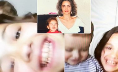 “Momente si këto”, Vera Ora publikon një video të rrallë të Rita Orës kur ishte fëmijë