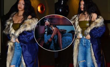 Rihanna shkëlqen me veshjen në stilin e viteve të 70-ta gjatë një dalje në New York