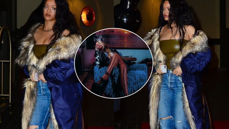 Rihanna shkëlqen me veshjen në stilin e viteve të 70-ta gjatë një dalje në New York