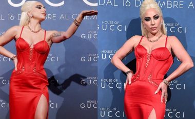 Lady Gaga shkëlqen në premierën e filmit “House of Gucci” në Milano
