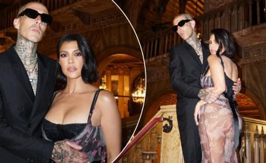 “Të dua më shumë se çdo gjë”, Kourtney Kardashian uron të fejuarin Travis Barker për ditëlindje