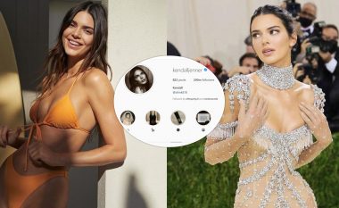 Kendall Jenner arrin 200 milionë ndjekës në Instagram