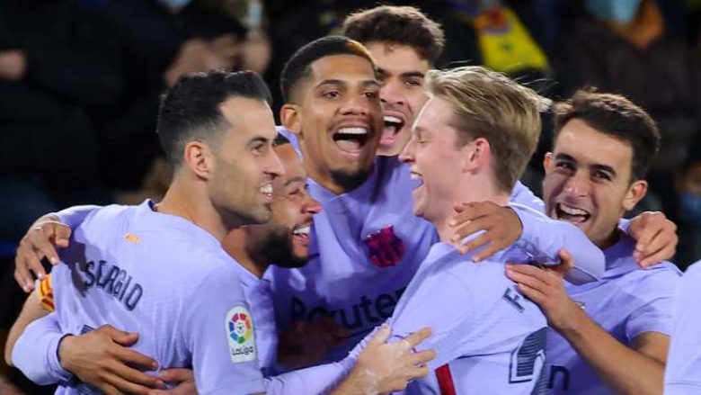 Barcelona e Xavit vazhdon me fitore në La Liga, mposht Villarrealin në minutat e fundit