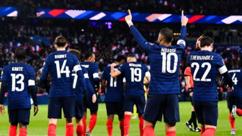 Franca nën regjinë e Mbappes dhe Benzemas i shënon tetë gola Kazakistanit, siguron kualifikimin në “Katar 2022”