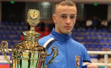 Shpëtim Bajoku, boksieri më i mirë i turneu ndërkombëtar “Adem Jashari”