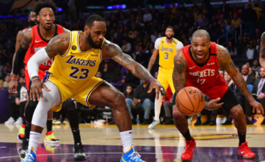 Me vetëm dy pikë dallim, Lakers triumfojnë ndaj Rockets – rezultatet e të gjitha takimeve