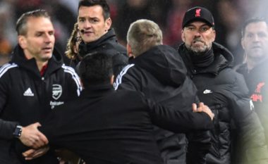 Klopp shpjegon arsyen e përleshjes verbale me Artetan gjatë fitores së Liverpoolit kundër Arsenalit