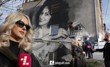 Nexhmije Pagarusha 'rijetësohet' në Prishtinë përmes muralit të realizuar në nderim të saj