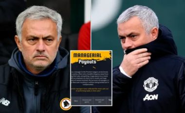 Studimi i ri zbulon se sa shumë ka fituar Mourinho nga shkarkimet, 50 milionë më shumë se çdo trajner tjetër