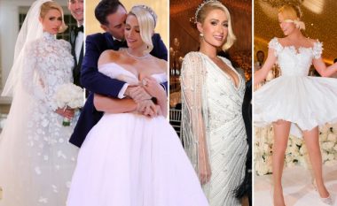Tri ditë dasmë - fustanet që veshi nusja Paris Hilton