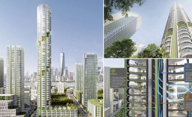 Kompania amerikane dizajnon ndërtesat e larta që largojnë 1,000 tonelata karbon nga atmosfera, ekuivalent me 48,500 pemë