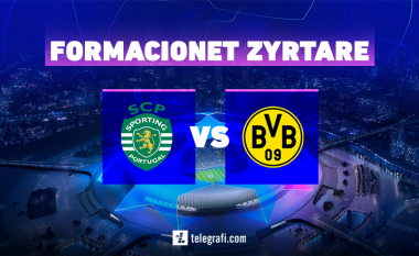 Formacionet zyrtare, Sporting – Borussia Dortmund: Luftë për vendin e dytë në grup