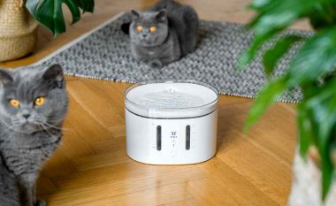 Ideal për qenin apo macen tuaj – pajisje Tesla Smart me pajisje të sofistikuar për ujë të pastër