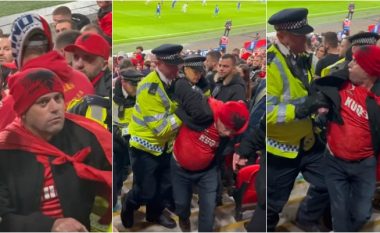 Tifozi kuq e zi e pësoi keq në ndeshjen mes Anglisë dhe Shqipërisë - policia nuk e fali dhe e arrestoi menjëherë