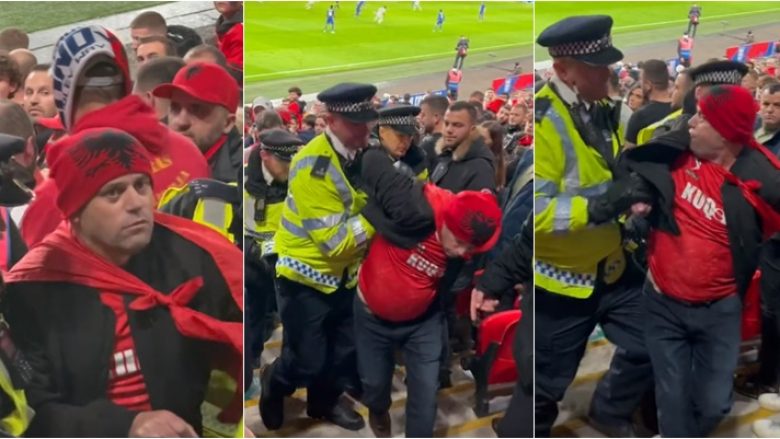 Tifozi kuq e zi e pësoi keq në ndeshjen mes Anglisë dhe Shqipërisë – policia nuk e fali dhe e arrestoi menjëherë