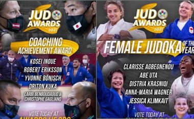Nominimet për ‘Judo Awards 2021’: Kuka për arritjet si trajner, Distria për xhudisten e vitit