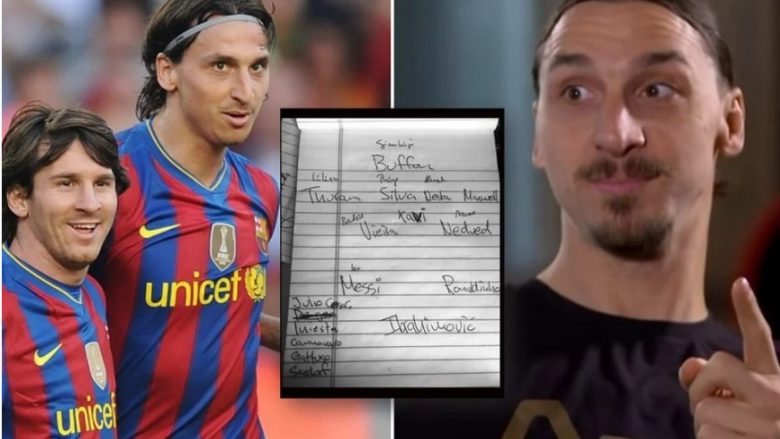 Buffon, Ronaldinho, Messi – Formacioni i ëndrrave nga Ibrahimovic është absolutisht i pabesueshëm