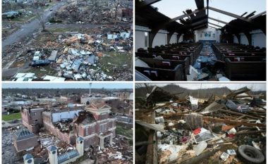 Rritet numri i viktimave nga tornadot në SHBA, pamje rrëqethëse nga Kentucky