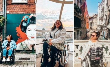 Njihuni me Kim Lumelius që me karrocë të invalidëve vizitoi çdo cep të botës