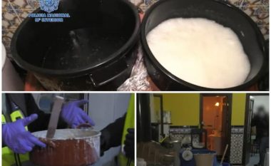 Policia spanjolle shpartallon grupin kriminal, zbulon laboratorin për prodhimin e kokainës – brenda kishte të gjitha pajisjet e nevojshme si në një fabrikë