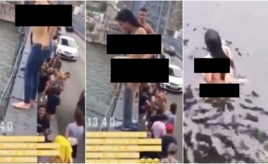 Pas disa gotave me alkool, turistja braziliane zhvishet lakuriq dhe hidhet nga ura në Porto – shpëton pa ndonjë lëndim