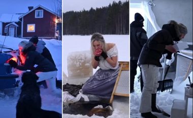 Jeta në veri të Suedisë, depërtimi nëpër borë e deri të larja e rrobave në liqenin e ngrirë