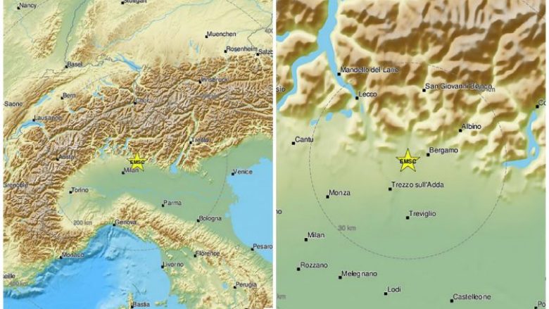 Pas Greqisë, tërmet edhe në Itali