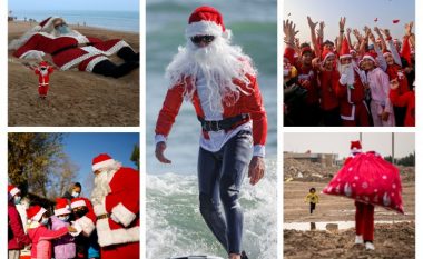 Babagjyshi sërfist, mesha dhe festa në plazh – disa fotografi që tregojnë se si u pritën Krishtlindjet në botë?