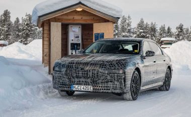 Prototipi testues i BMW-së i modelit elektrik i7 po provohet në jugun e ftohtë