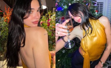 Dua Lipa kalon festën e Krishtlindjeve me shoqëri, pas ndarjes nga Anwar Hadid